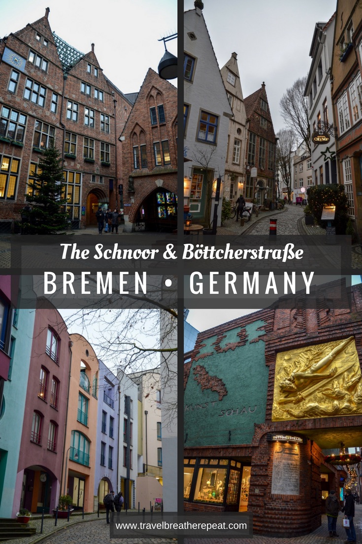 Exploring two unique Bremen attractions: the Schnoor and Böttcherstraße; Bremen, Germany; #bremen #germany #deutschland #schnoor #altstadt #Böttcherstraße #europe