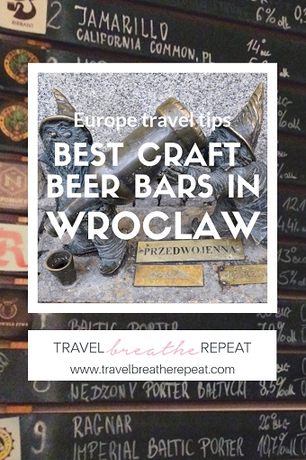 Best bars in Wroclaw for Polish craft beer; #poland #europe #wroclaw #craftbeer #travel #traveltips