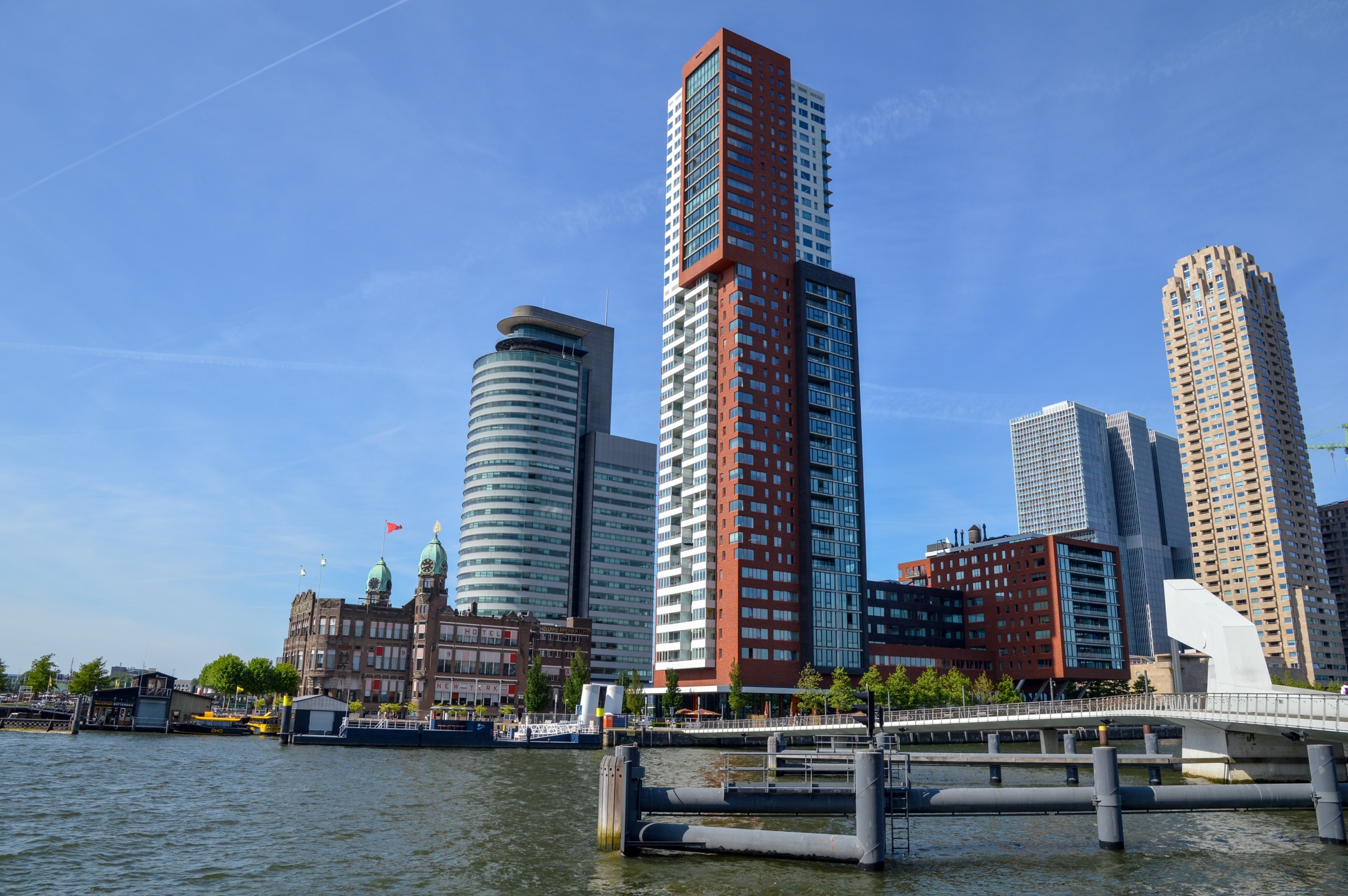 View of Hotel New York from Fenix Food Factory, Rotterdam, the Netherlands