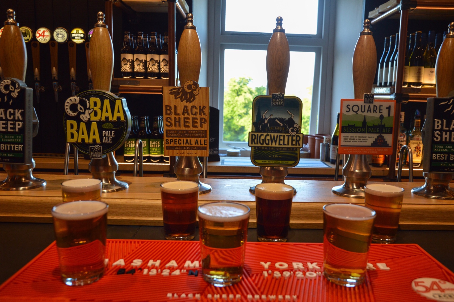 Tasting, Black Sheep Brewery, Masham, North Yorkshire, UK