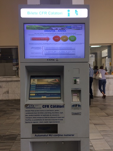 CFR Călători kiosk 2