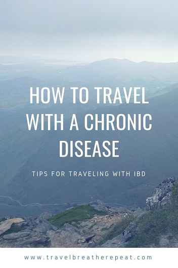 Chronic illness travel tips; tips for traveling with IBD; #traveltips #travel #chronicillness #ibd #ulcerativecolitis