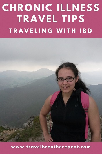 Chronic illness travel tips; tips for traveling with IBD; #traveltips #travel #chronicillness #ibd #ulcerativecolitis