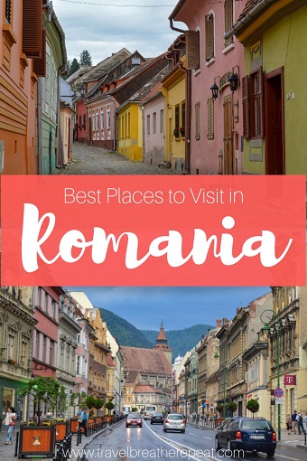 Places to visit in Romania; one and two week Transylvania itinerary ideas; #europe #travel #romania #transylvania #brasov #cluj #sibiu #sighisoara #oradea