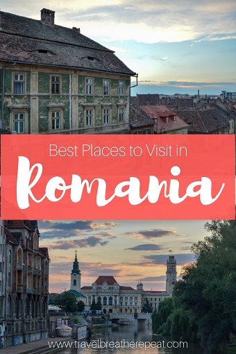 Places to visit in Romania; one and two week Transylvania itinerary ideas; #europe #travel #romania #transylvania #brasov #cluj #sibiu #sighisoara #oradea
