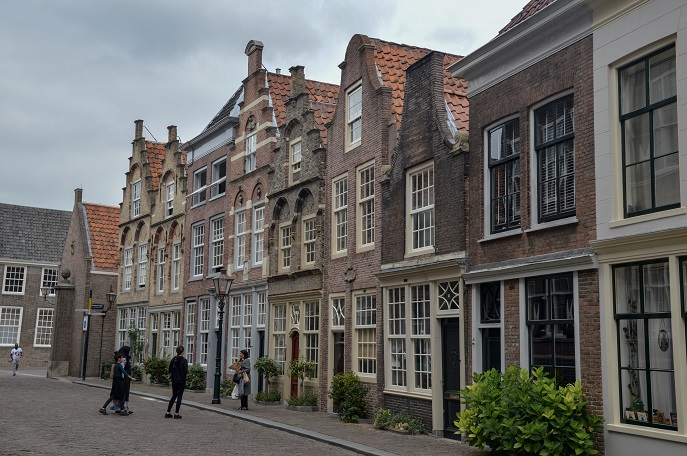 Beautiful street, Dordrecht, The Netherlands