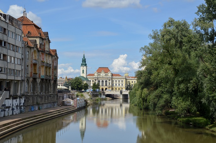 Crișul Repede river, Oradea, Romania