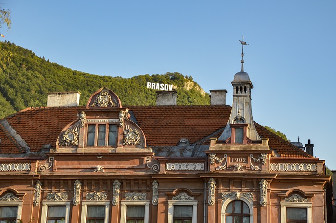 Brasov sign, Romania