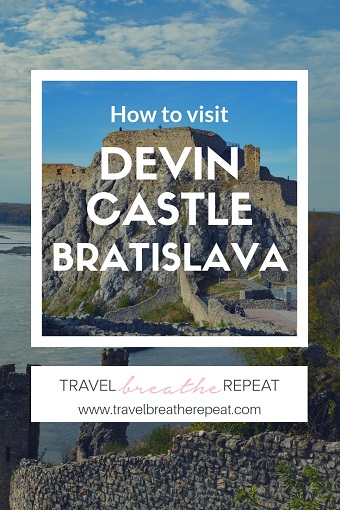 Tips for how to visit Devin Castle in Bratislava, Slovakia; off-the-beaten-path things to do in Bratislava; castle ruins in Slovakia #devincastle #bratislava #slovakia #europe #traveltips #travelinspiration #travel #castles #castleruins