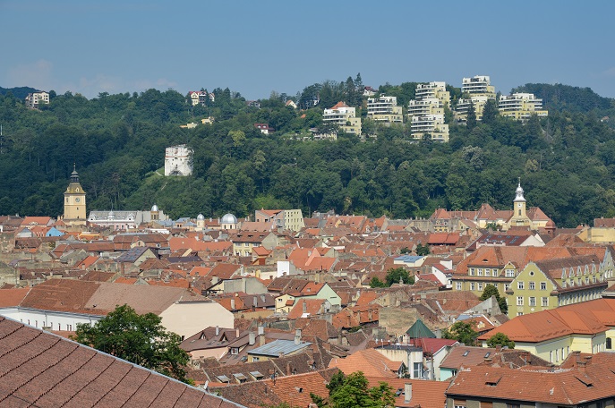 Brasov view, Belfort Hotel, Romania