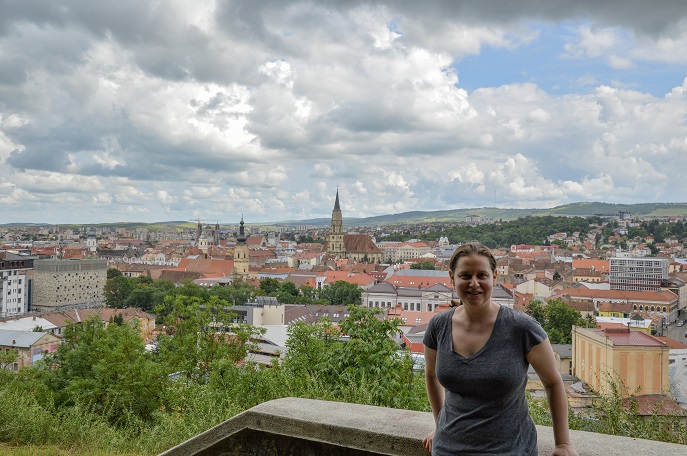 Cetatuia Hill view, Cluj, Romania