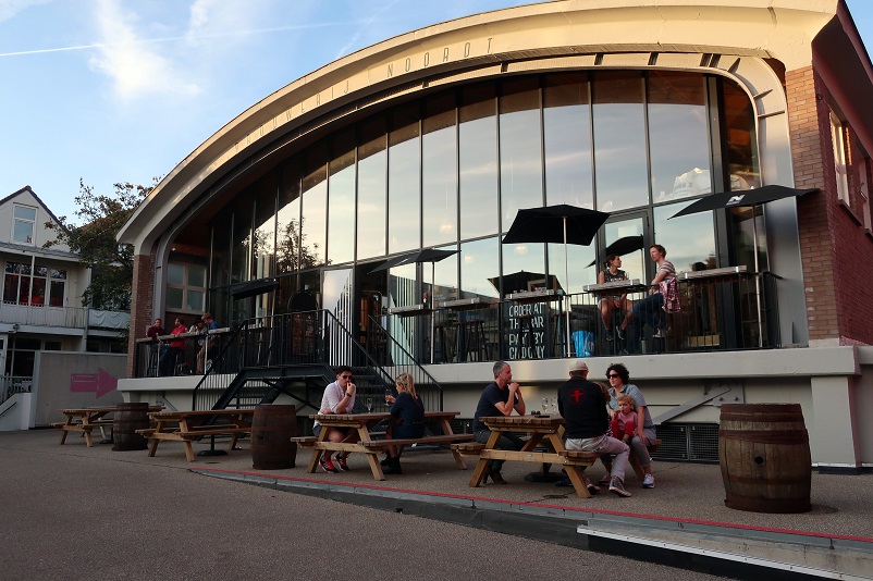 Outside Brouwerij Noordt, one of the best bars in Rotterdam to drink craft beer