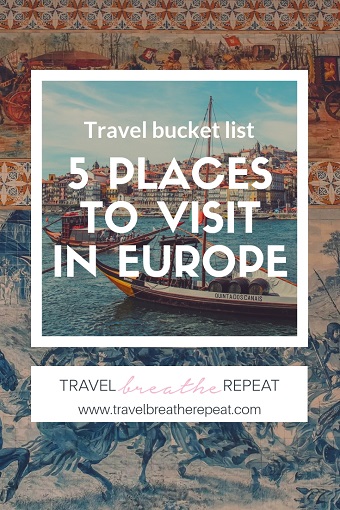 Travel bucket list: 5 places to visit in Europe; European destinations; Europe trip ideas; #travel #bucketlist #travelinspiration #europe #athens #belgrade #porto #skopje #waddenislands