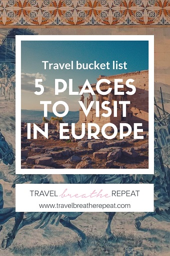 Travel bucket list: 5 places to visit in Europe; European destinations; Europe trip ideas; #travel #bucketlist #travelinspiration #europe #athens #belgrade #porto #skopje #waddenislands