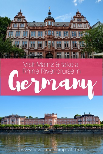 Things to do in Mainz, Germany including taking a Rhine River cruise; #mainz #germany #europe #travelinspiration #rhineriver #cruise