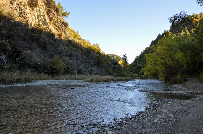 The Arrow River in Arrowtown, NZ