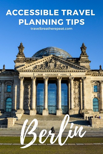 Tips for planning an accessible trip to Berlin including info about Berlin public transportation and wheelchair accessible hotels in Berlin; #berlin #germany #europe #barrierfree #accessibletravel #berlinhotels #wheelchairtravel