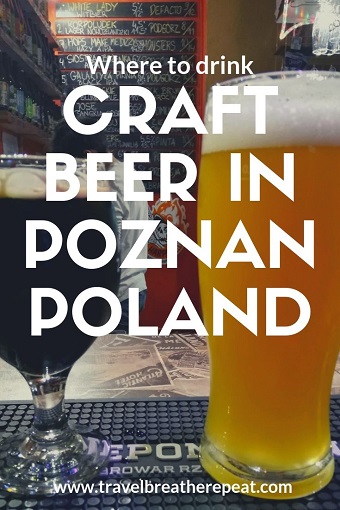 Best bars in Poznan, Poland to drink Polish craft beer; #travel #poland #europe #travelinspiration #beer