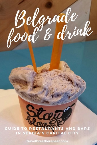 Guide to Belgrade food and drink: restaurants, bars, burek, and more! #travel #belgrade #serbia #balkanfood #foodietravels