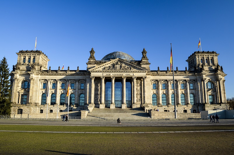 The Reichstag building, one of the best things to do in Berlin, Germany