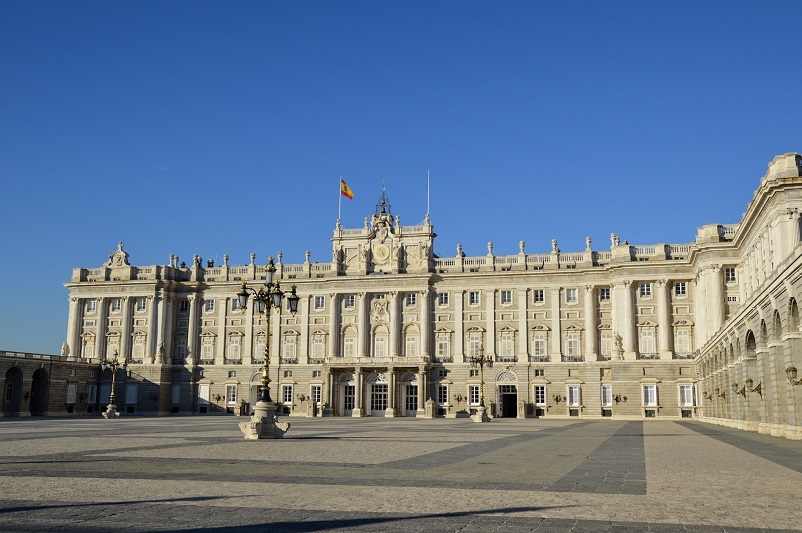 Facade of Royal Palace of Madrid