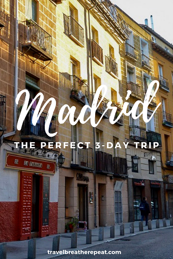 How to spend 3 days in Madrid, Spain including main attractions and restaurants; #madrid #spain #europe #traveltips #travel