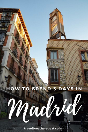 How to spend 3 days in Madrid, Spain including main attractions and restaurants; #madrid #spain #europe #traveltips #travel
