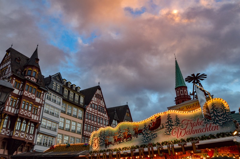 Christmas Market in Frankfurt, Germany