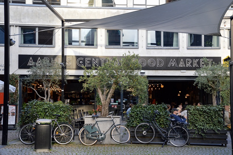 Bikes outside Aarhus Central Food Market