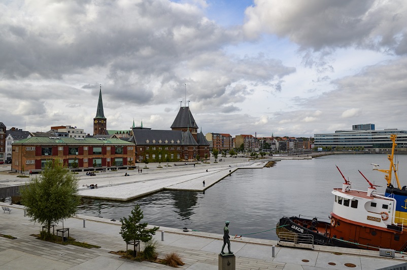 View from Dokk1, one of the free things to do in Aarhus