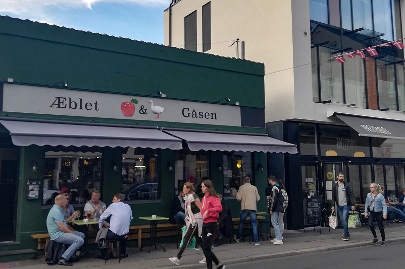 One of the cutest Aarhus restaurants on Jægergårdsgade