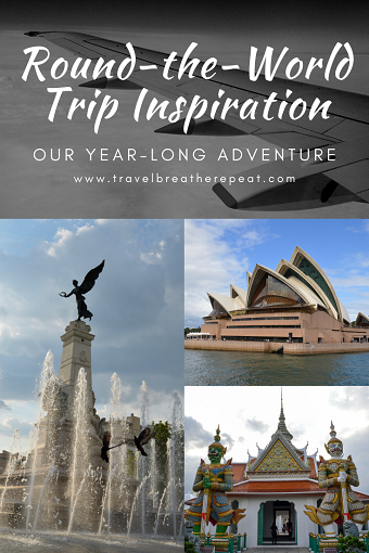 On our around the world trip, we were on the road for 13 months and visited 27 countries. Read our complete itinerary to get inspiration for your round-the-world trip. #roundtheworld #tripinspiration #travelinspiration #travel #triparoundtheworld #rtw