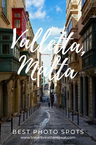Best photo spots in Valletta, Malta including viewpoints and streets; Instagrammable locations in Valletta; #malta #valletta #europe #photography #travel