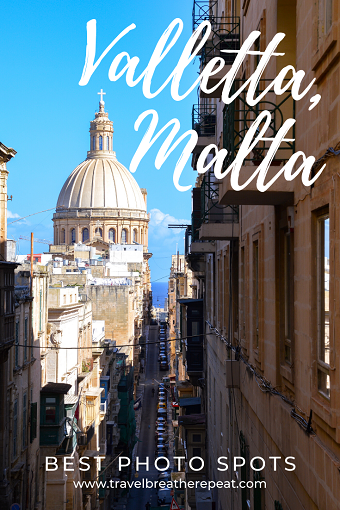 Best photo spots in Valletta, Malta including viewpoints and streets; Instagrammable locations in Valletta; #malta #valletta #europe #photography #travel