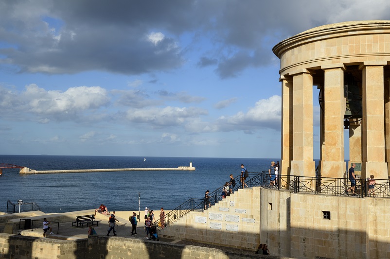 Siege Bell War Memorial in Valletta, Malta