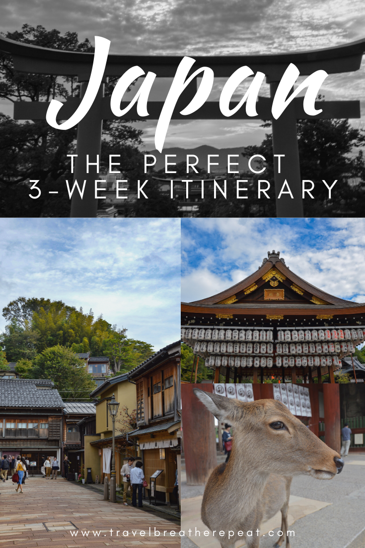 Best of #Japan 3 week itinerary including #Tokyo #Kyoto #Kanazawa #Hiroshima #Osaka and #Fukuoka. We give detailed recommendations for things to do in each city and if the JR Pass is worth it. #Asia #Travel