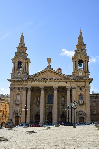 St Publicis church in Floriana in Malta