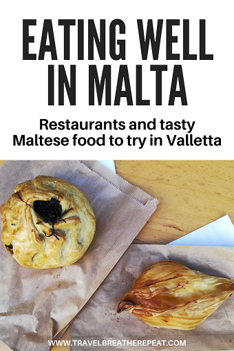 Looking for where and what to eat in Valletta, Malta? Read our recommendations for Valletta restaurants and Maltese foods to try on your trip #Valletta #Malta #Europe #Travel #Foodietravels #TravelTips