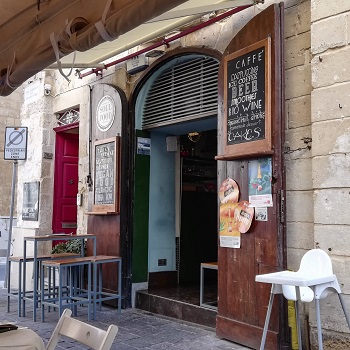 Open doors at Soul Food, one of our favorite Valletta restaurants