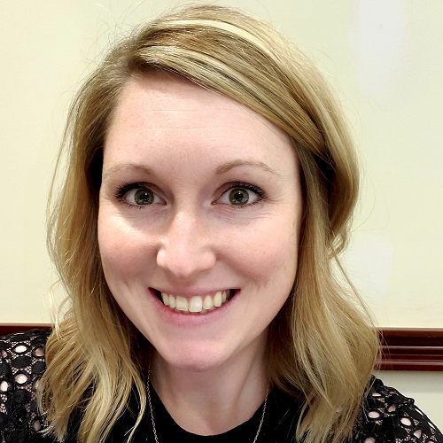 Headshot of Meagan, a woman with blonde hair